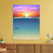 Sonnenuntergang Leinwanddruck (Insitu (Wohnzimmer))