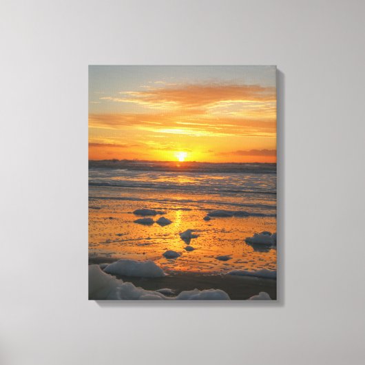 Sonnenuntergang Leinwanddruck (Vorderseite)