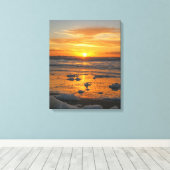 Sonnenuntergang Leinwanddruck (Insitu (Holzboden))