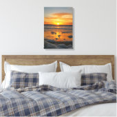 Sonnenuntergang Leinwanddruck (Insitu (Schlafzimmer))
