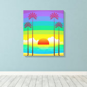 Sonnenuntergang Leinwanddruck (Insitu (Holzboden))