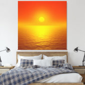 Sonnenuntergang Leinwanddruck (Insitu (Schlafzimmer))