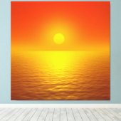 Sonnenuntergang Leinwanddruck (Insitu (Holzboden))