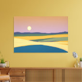 Sonnenuntergang Leinwanddruck (Insitu (Wohnzimmer))