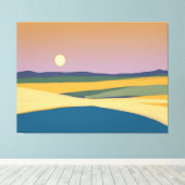 Sonnenuntergang Leinwanddruck (Insitu (Holzboden))