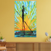 Sonnenuntergang Leinwanddruck (Insitu (Wohnzimmer))