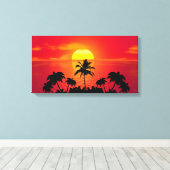 Sonnenuntergang Leinwanddruck (Insitu (Holzboden))