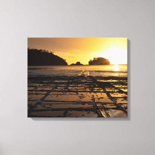 Sonnenuntergang Leinwanddruck (Vorderseite)