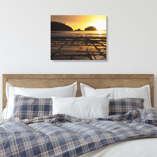 Sonnenuntergang Leinwanddruck (Insitu (Schlafzimmer))