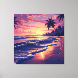 Sonnenuntergang Leinwanddruck