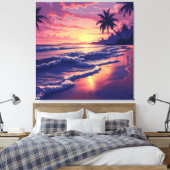 Sonnenuntergang Leinwanddruck (Insitu (Schlafzimmer))
