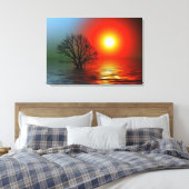 Sonnenuntergang Leinwanddruck (Insitu (Schlafzimmer))