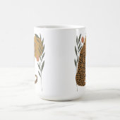 Sonnenuntergang Leopard - Botanischer Dschungel Kaffeetasse (Mittel)