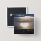 Sonnenuntergang-Liebe-Knopf Button (Vorne & Hinten)