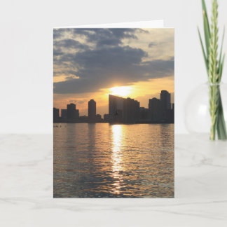 Sonnenuntergang - Liebe u. Freundschaft Karte