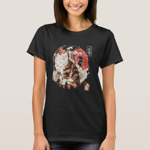 Sonnenuntergang Liebhaber Vintage Kätzchen Traditi T-Shirt