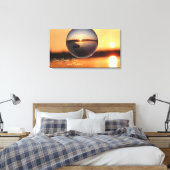 Sonnenuntergang Live-Liebe Laugh Entdecken Sie Ins Leinwanddruck (Insitu (Schlafzimmer))