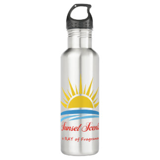 Sonnenuntergang Logo Flasche Edelstahlflasche
