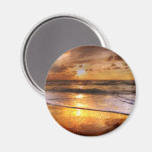 Sonnenuntergang Magnet (Vorderseite/Rückseite)