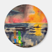 Sonnenuntergang Magnet (Vorne)