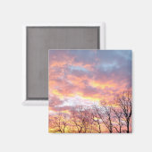 Sonnenuntergang Magnet (Vorderseite/Rückseite)