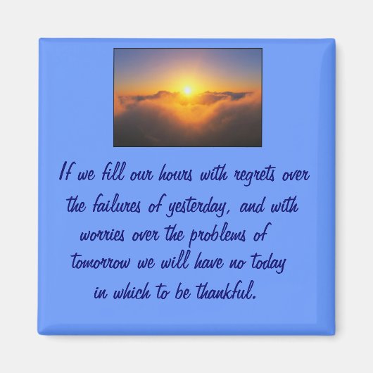 Sonnenuntergang Magnet (Vorne)