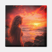 Sonnenuntergang Magnet (Vorne)