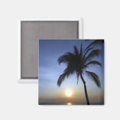 Sonnenuntergang Magnet (Vorderseite/Rückseite)