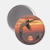 Sonnenuntergang Magnet (Vorderseite/Rückseite)