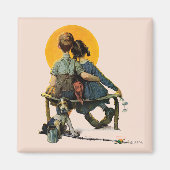 Sonnenuntergang Magnet (Vorne)