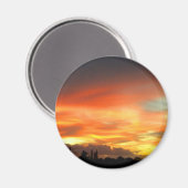 Sonnenuntergang Magnet (Vorderseite/Rückseite)