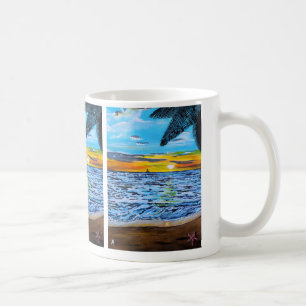 Sonnenuntergang malend von Alfred Fox Kaffeetasse