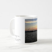 Sonnenuntergang, MangroveCay, Belize Kaffeetasse (Vorderseite Links)