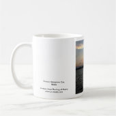 Sonnenuntergang, MangroveCay, Belize Kaffeetasse (Links)