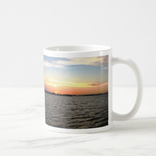 Sonnenuntergang, MangroveCay, Belize Kaffeetasse