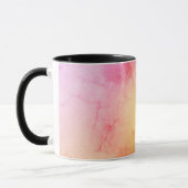 Sonnenuntergang Marmor Gradient Kaffee Tasse (Links)