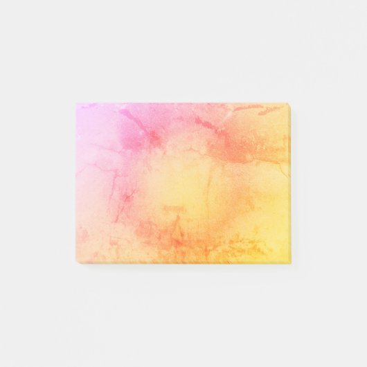 Sonnenuntergang - Marmorfarben - Sticky Notes Post-it Klebezettel (Vorderseite)