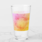 Sonnenuntergang Marmorglas-Cup Glas (Rückseite)