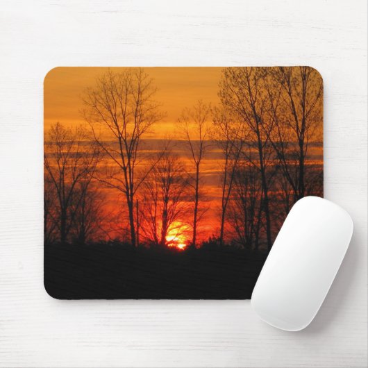 Sonnenuntergang-Mausunterlage Mousepad (Mit Mouse)
