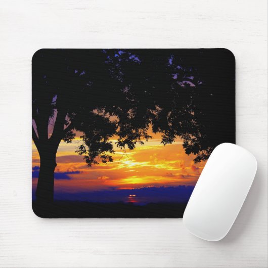 Sonnenuntergang-Mausunterlage Mousepad (Mit Mouse)