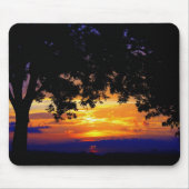 Sonnenuntergang-Mausunterlage Mousepad (Vorne)
