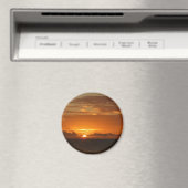 Sonnenuntergang Meer I tropische farbenfrohe Seenl Magnet (In Situ (Geschirrspüler))