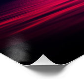Sonnenuntergang, Meer, Segelboot Poster (Ecke)