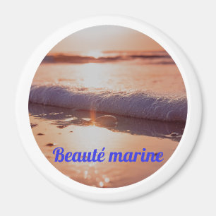 Sonnenuntergang Meeres Schönheit Magnet