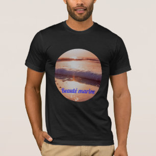 Sonnenuntergang Meeres Schönheit T-Shirt