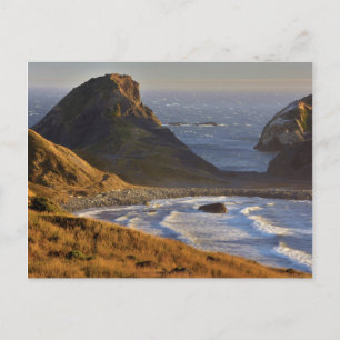 Sonnenuntergang, Meeressäulen, Schwestern, Oregon- Postkarte