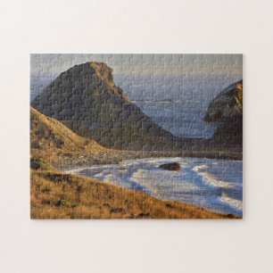 Sonnenuntergang, Meeressäulen, Schwestern, Oregon- Puzzle