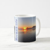 Sonnenuntergang Meerjungfrau Leben MUG Kaffeetasse (VorderseiteRechts)