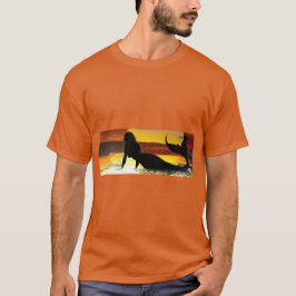 Sonnenuntergang Meerjungfrau T-Shirt