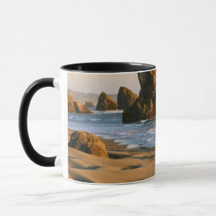 Sonnenuntergang, Meyers Beach, Oregon, USA Tasse